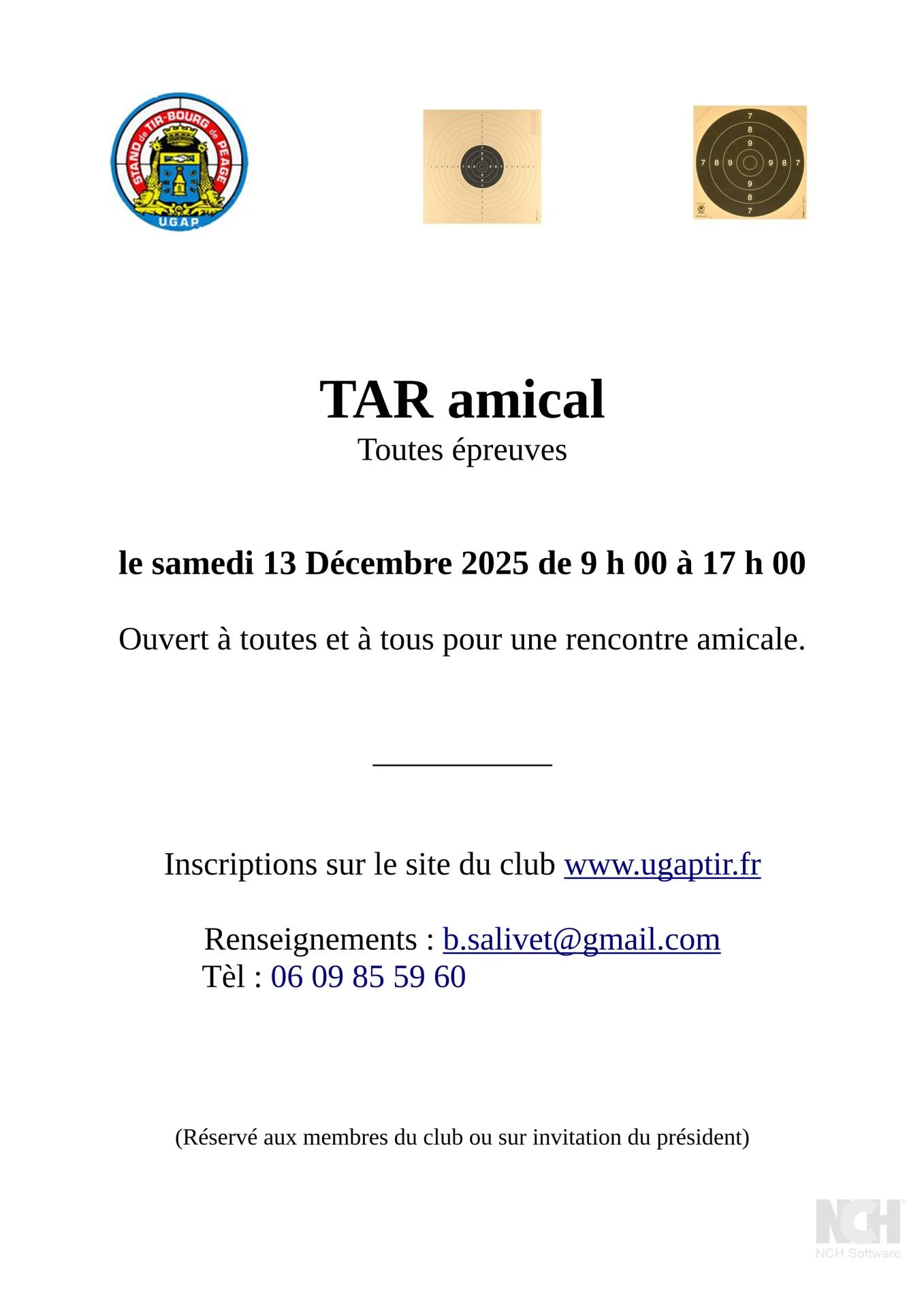 Concours tar 13 decembre 1