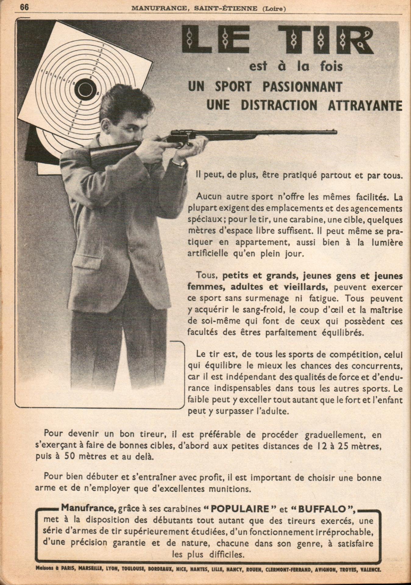 Manufrance 1958 le tir 1